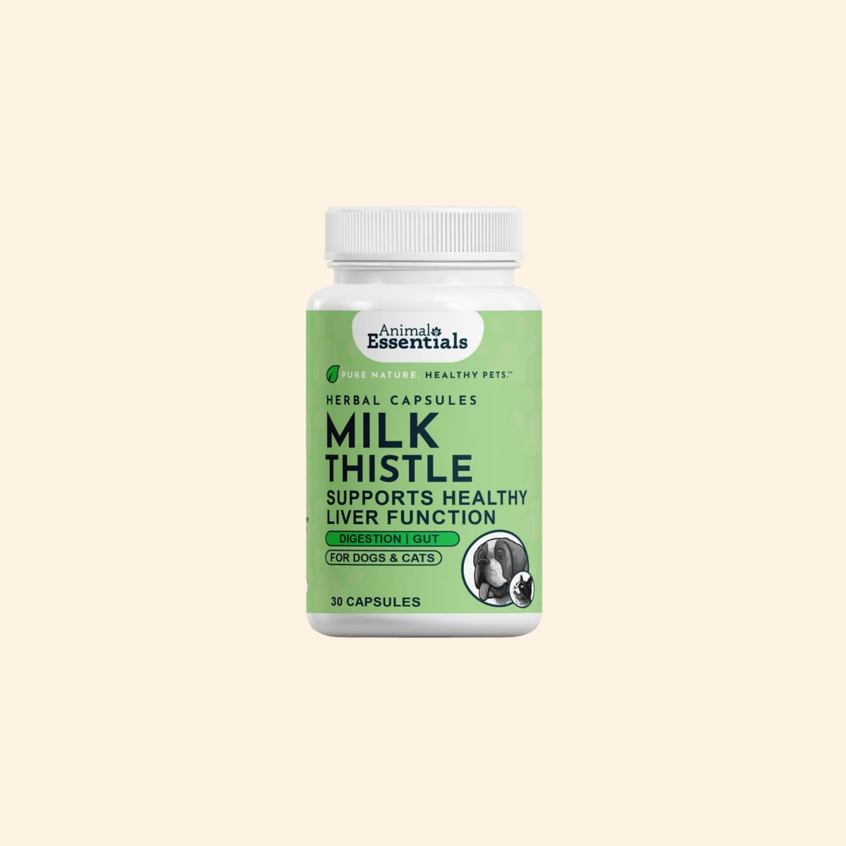Animal Essentials™ Milk Thistle 乳薊護肝草本膠囊 30粒