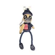 Milk & Pepper - Antonin In Paris Dog Toy with rope