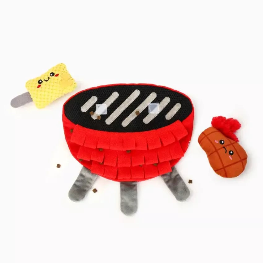 HugSmart － Beach Daze – BBQ Grill Dog Toy