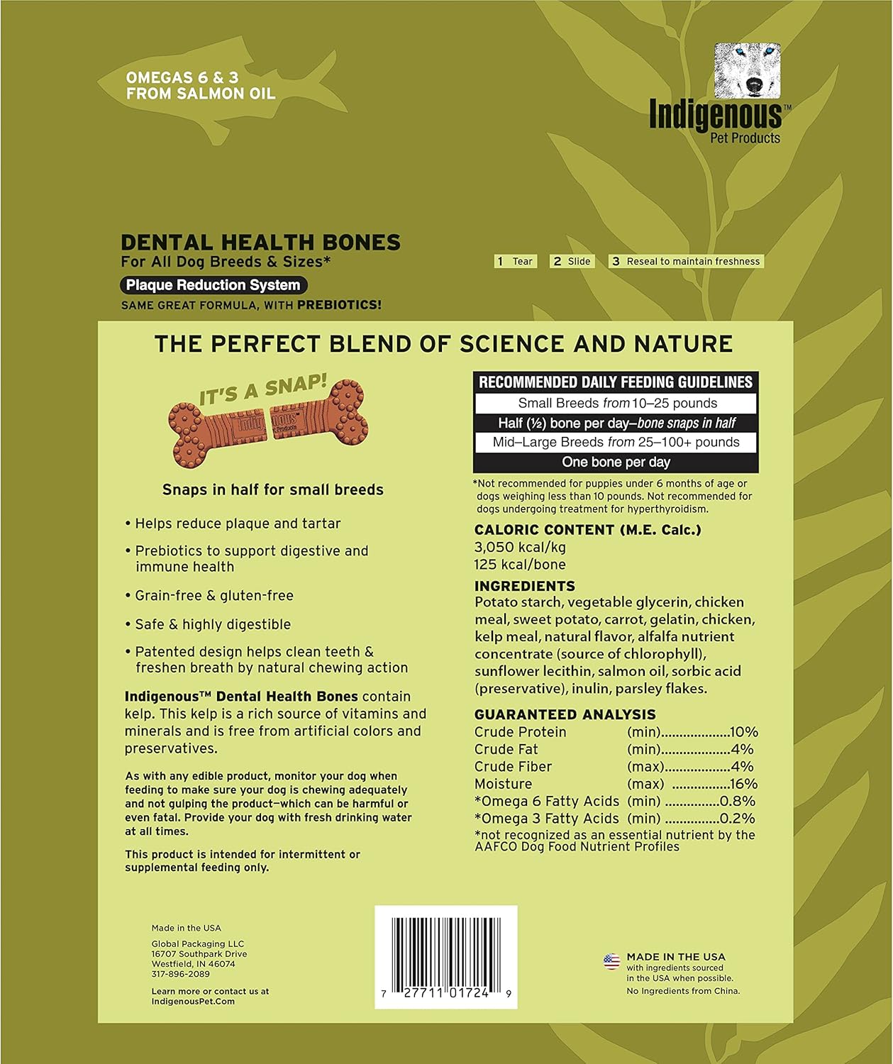 Indigenous - Dental Health Bones - Original fresh breath (13bones)