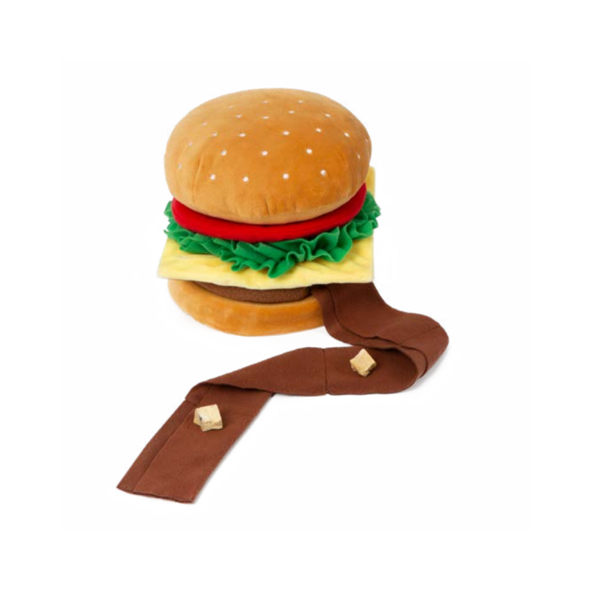 POOZPET Cheese Burger Snuffle Toy