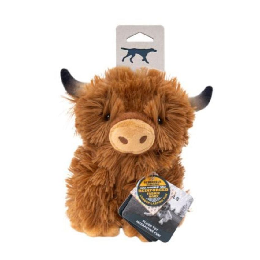 Tall Tails - Plush Toy - Highland Cow with Squeaker - 7"