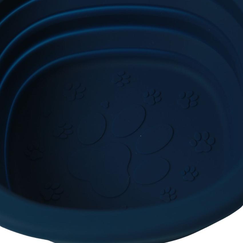 the Dog’s Garden Collapsible Pet Travel Cup – Navy – 350ml