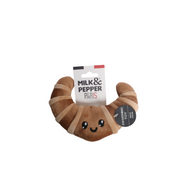 Milk & Pepper Florentine Pure Butter Beige Croissant Dog Toy