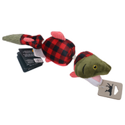 Tall Tails Jointed Plush Salmon Dog Toy - 14"