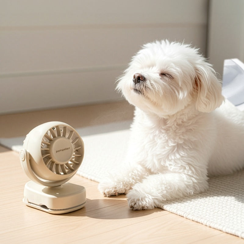 Pompolarr Portable Mini Fan - Beige