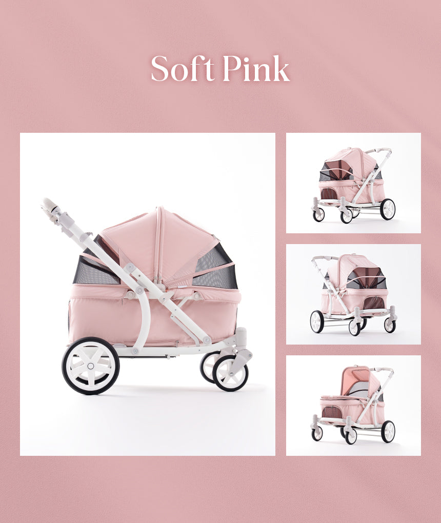 Pompolarr Pet Deluxe Wagon - Heavy Duty Pet Stroller （3 Color)