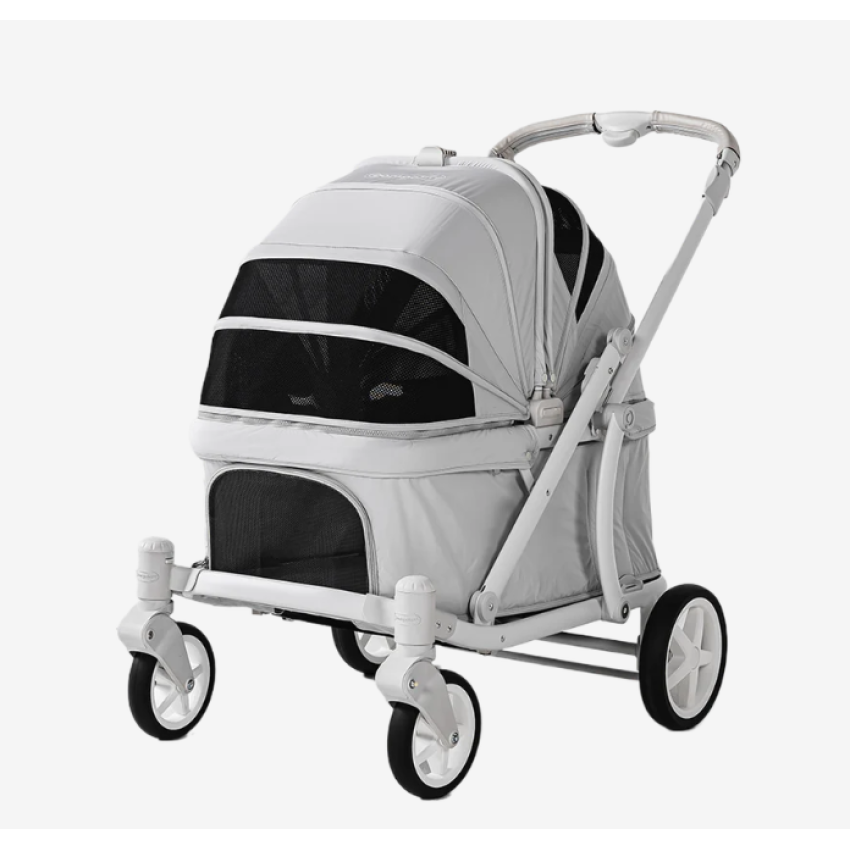 Pompolarr - Pet Stroller Classic Wagon - Grey (Max. 100kgs)