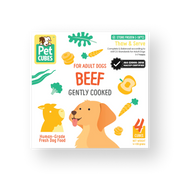 Petcubes Gently Cooked Beef Dog Food (320g)