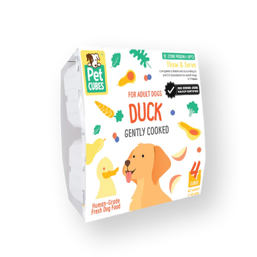 Petcubes Gently Cooked Duck Dog Food (320g)