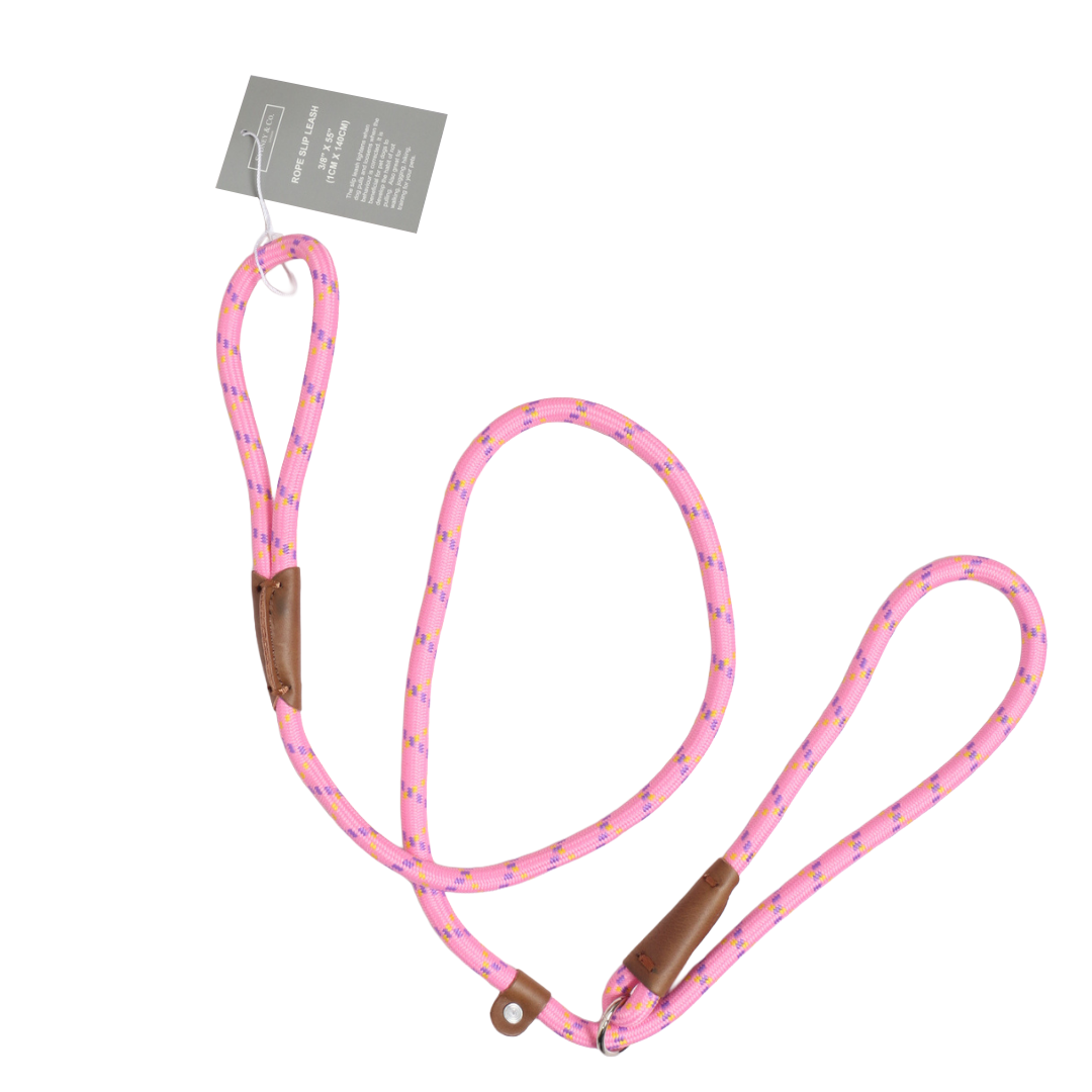 Sydney & Co Pet Training P Leash - Pink & Yellow - L140cm