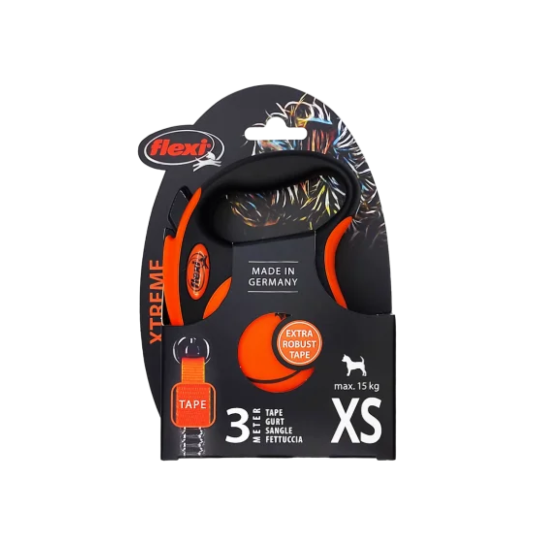 Flexi Xtreme 帶式伸縮狗狗拖帶 — XS / S / M