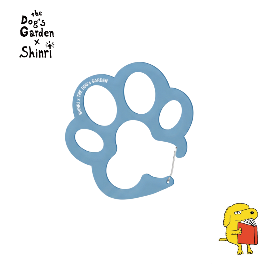 SHINRI x the Dog’s Garden – Carabiner “Blue Paw”
