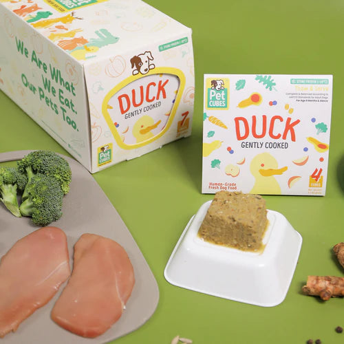 Petcubes Gently Cooked Duck Dog Food (320g)