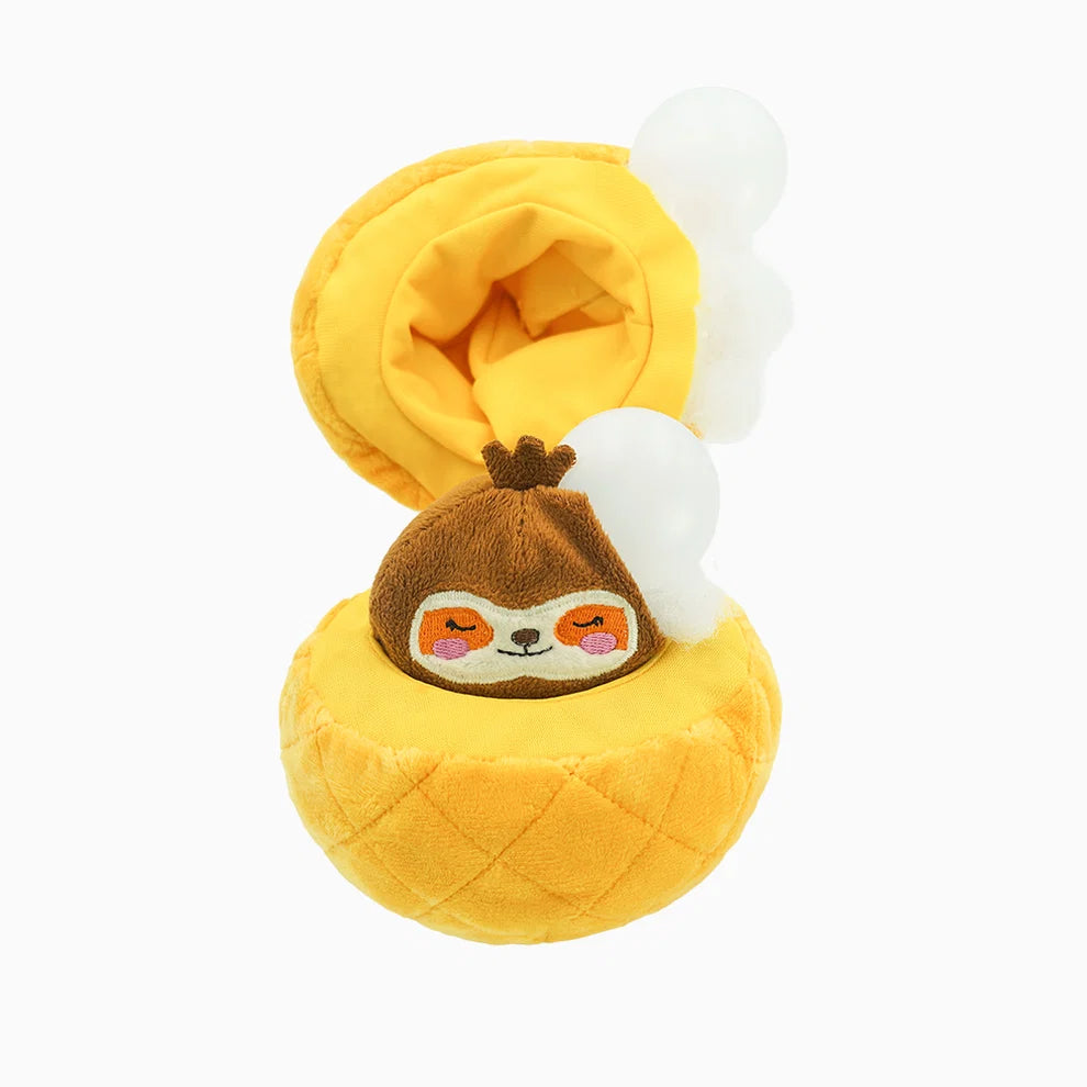 Hugsmart - Fruity Critterz - Pineapple Dog Toy