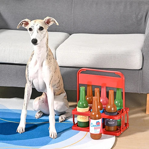 Hugsmart - Boozy Tailz - Rose Dog Toy