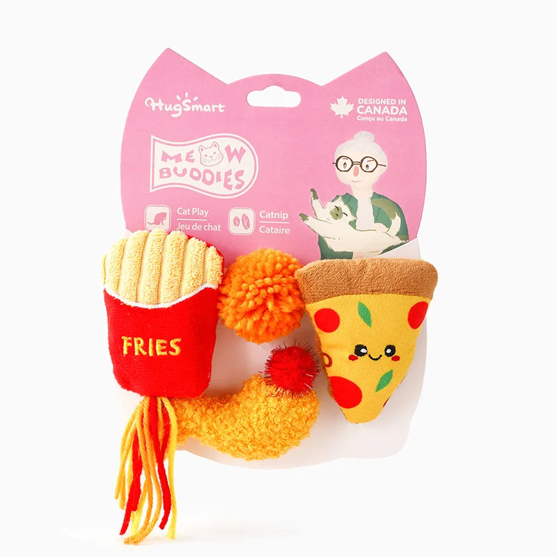 HugSmart Kitten Party Purrfect Bites Cat Toy Set