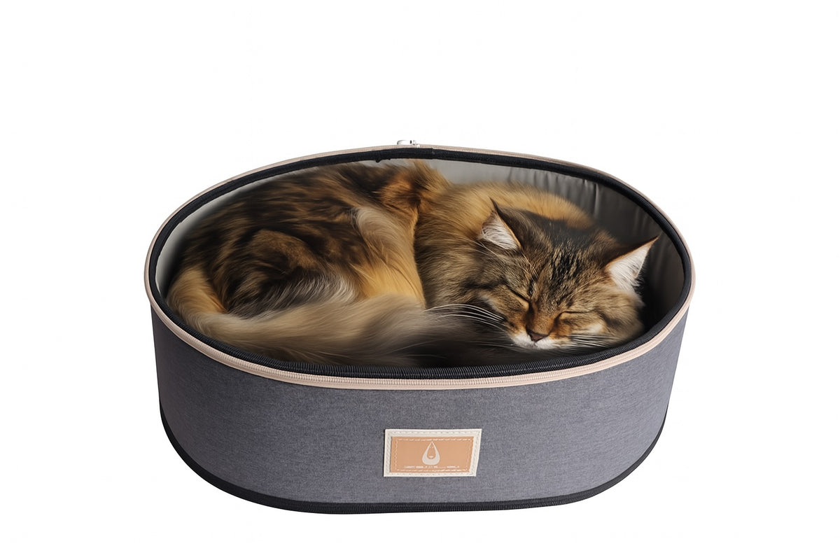 Zu&Lu HAPPY CAT 3-in-1 Cat Carrier, House & Bed (Frosty Mint)