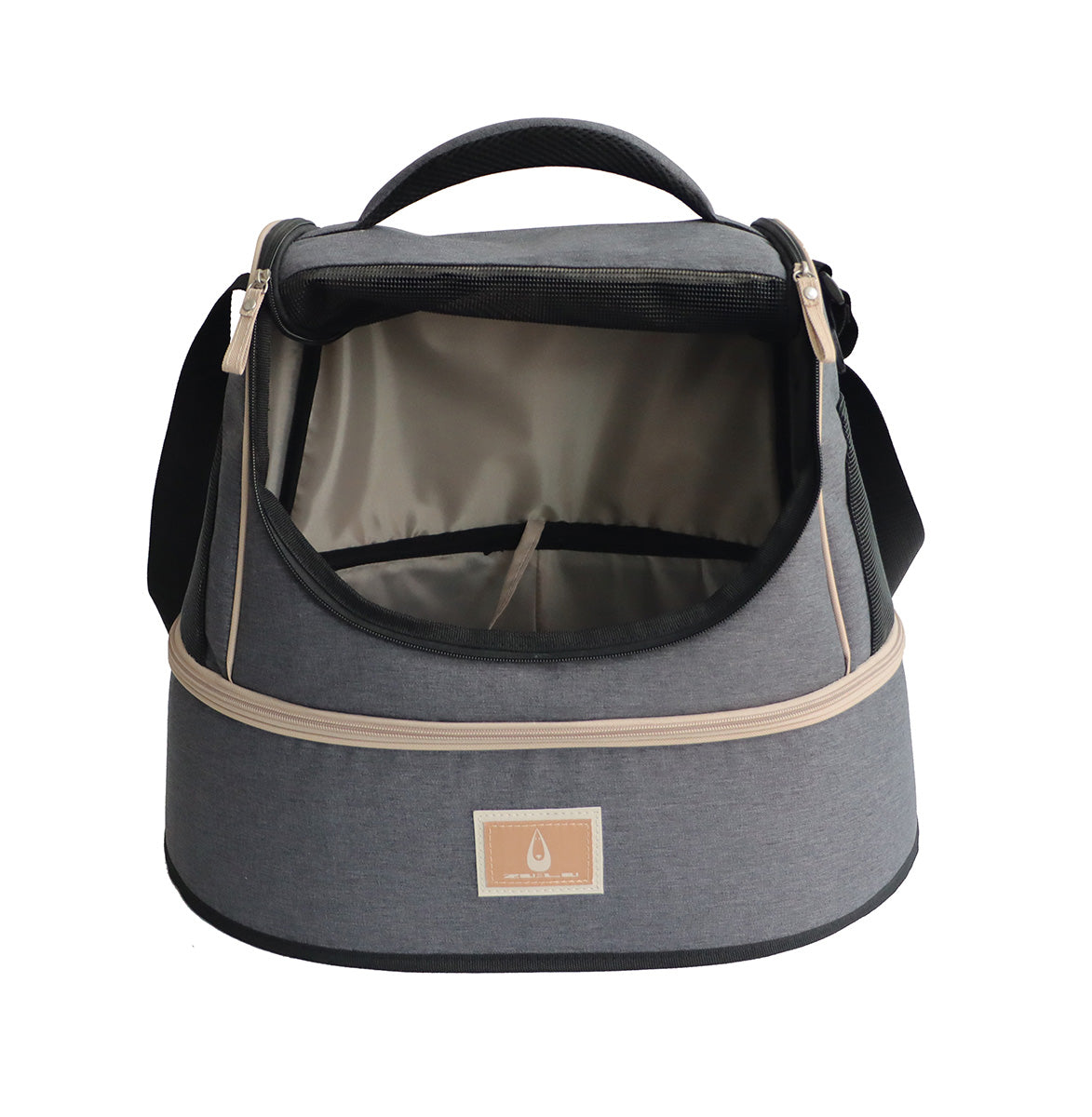 Zu&Lu HAPPY CAT 3-in-1 Cat Carrier, House & Bed (Frosty Mint)