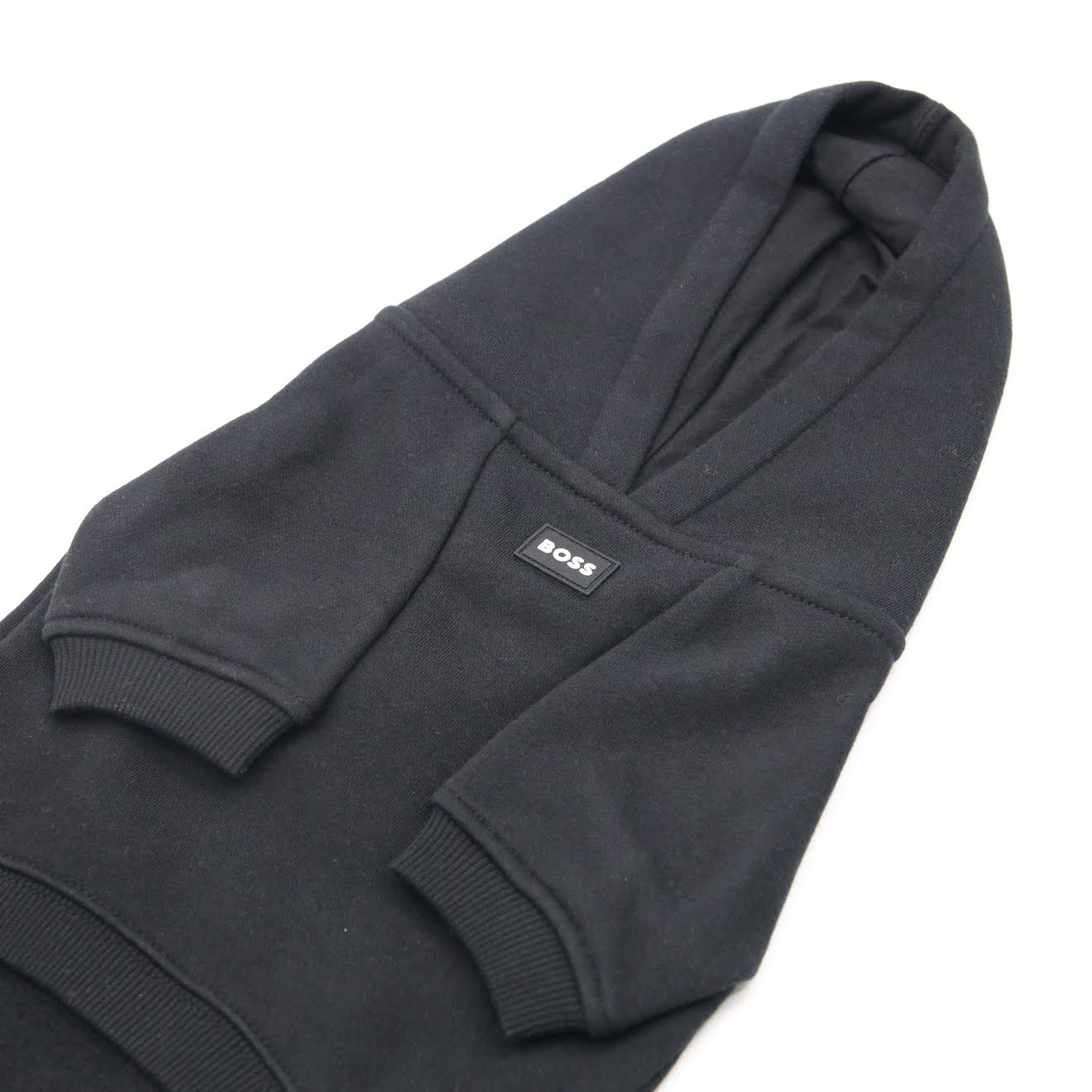 BOSS Dog Hoodie with Applique Logo