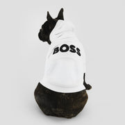BOSS Dog Hoodie with Applique Logo