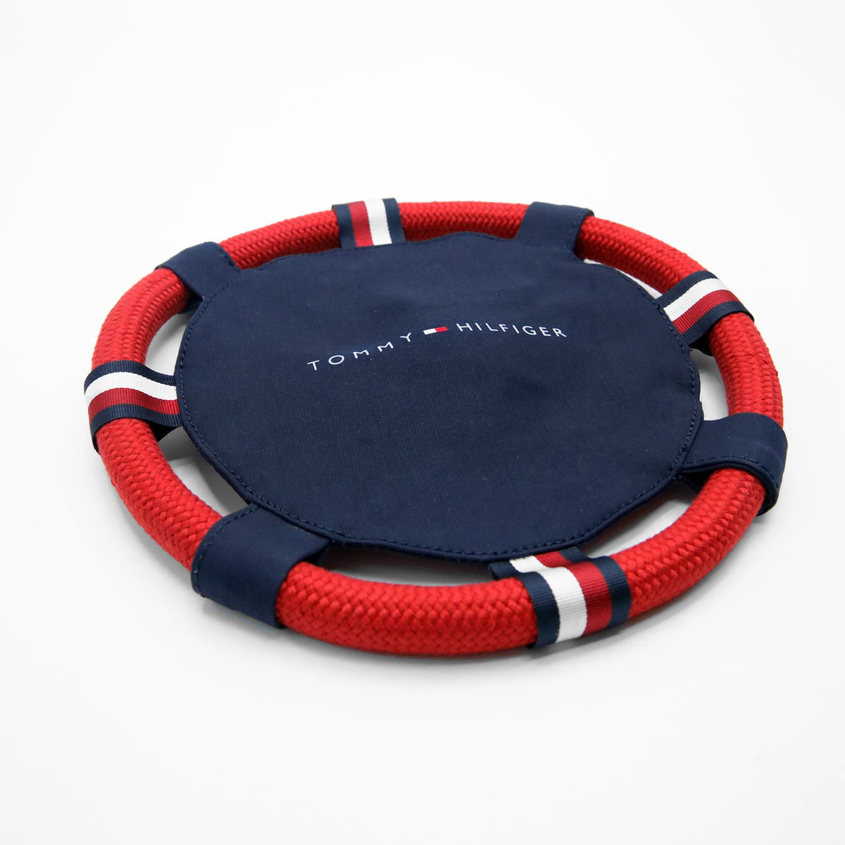 Tommy Hilfiger Dog Squeaky Rope Frisbee