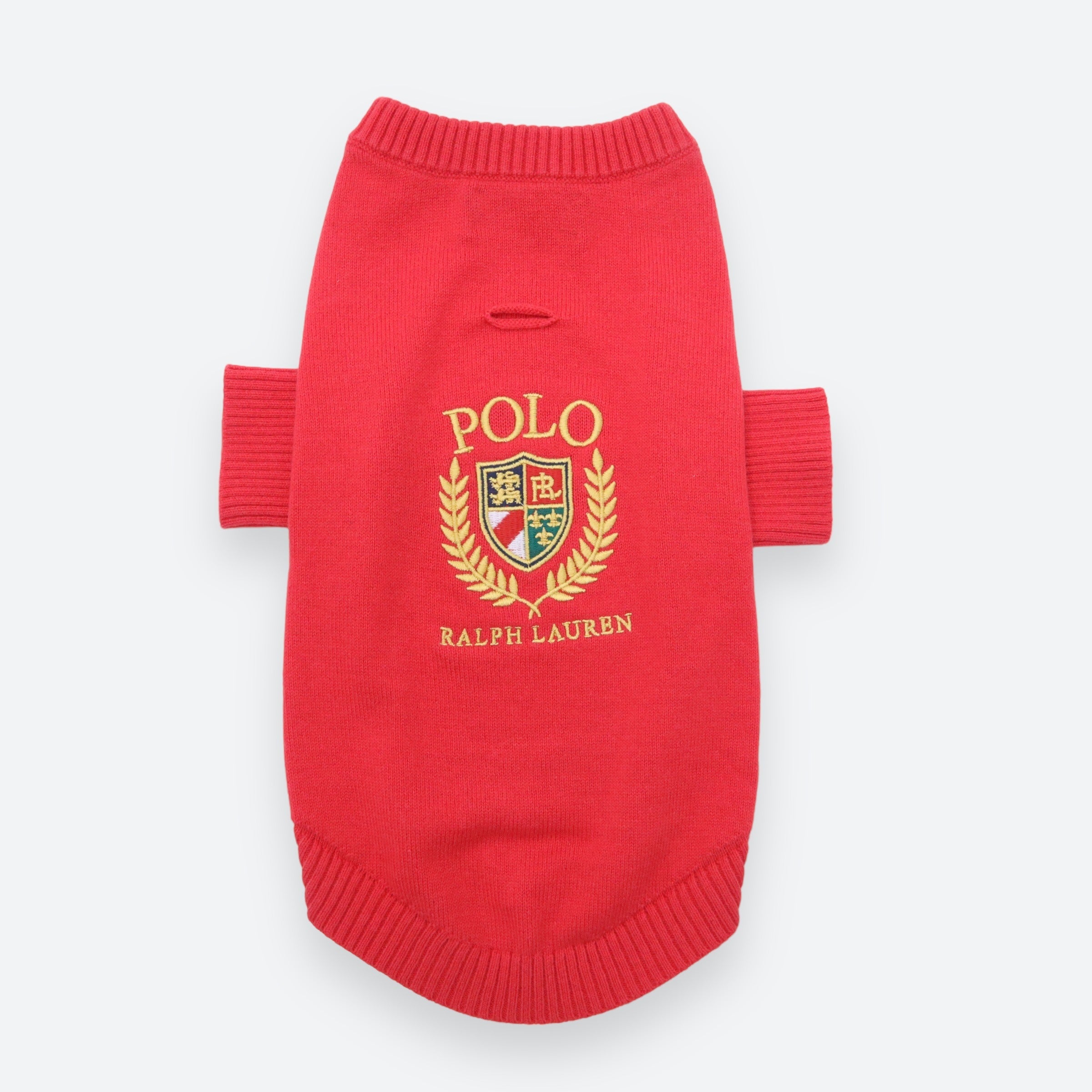 Polo Ralph Lauren Embroidery Polo Dog Cotton Sweater