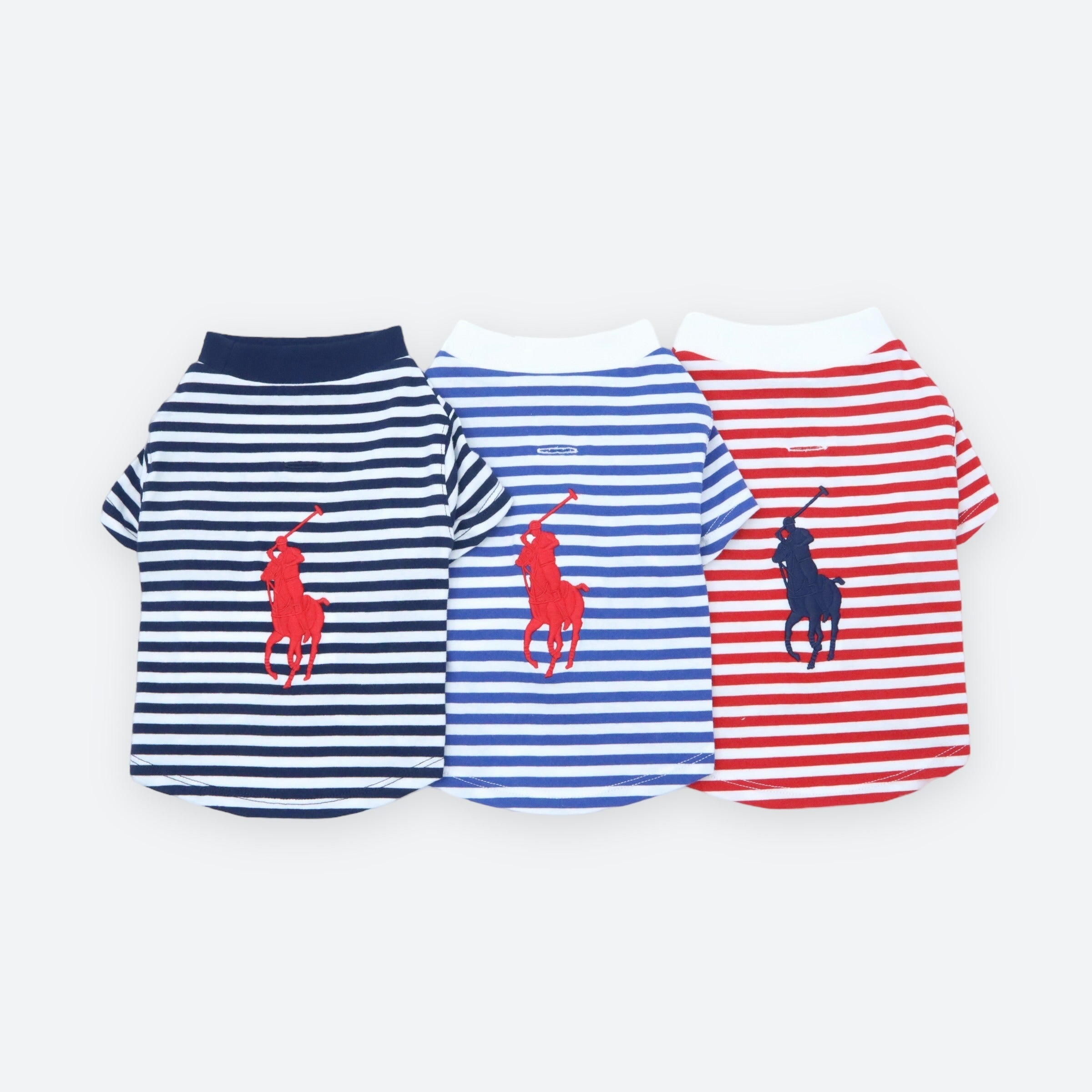 Polo Ralph Lauren Dog Polo Pony Stripe T-Shirt
