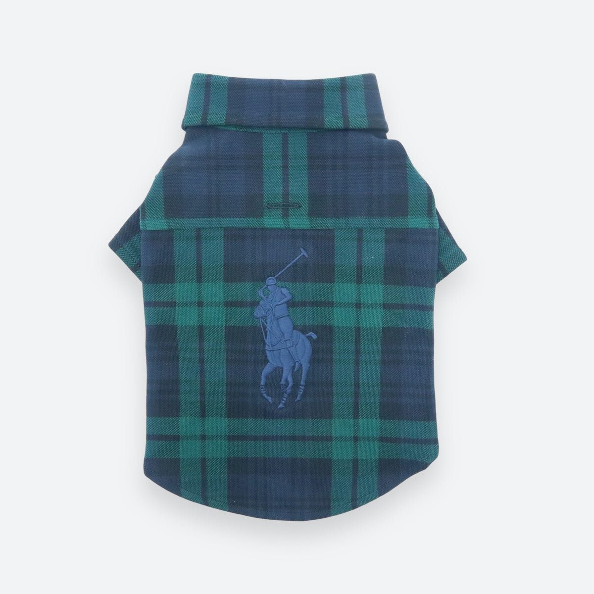 Polo Ralph Lauren Dog Black Watch Cotton Knit Shirt