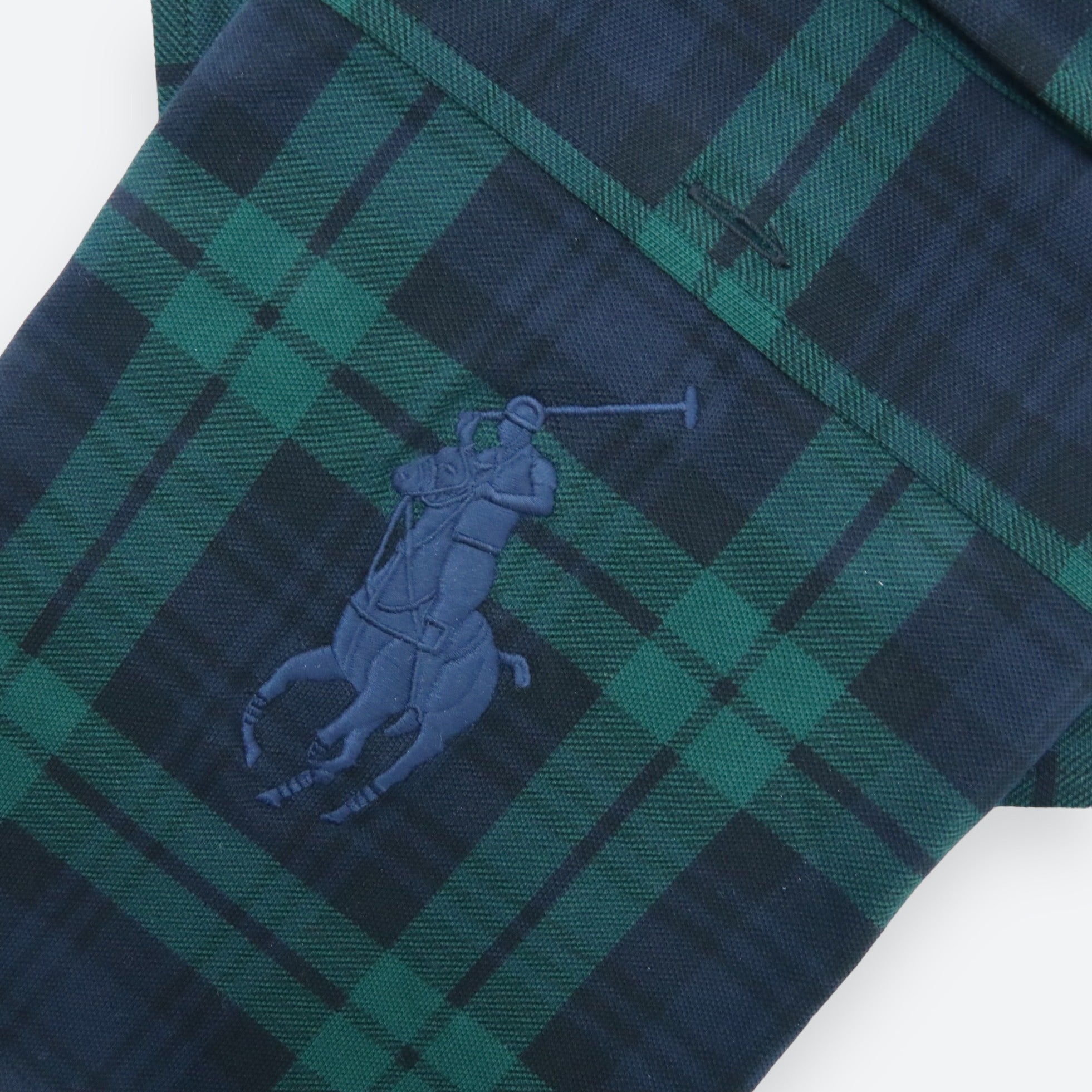 Polo Ralph Lauren Dog Black Watch Cotton Knit Shirt