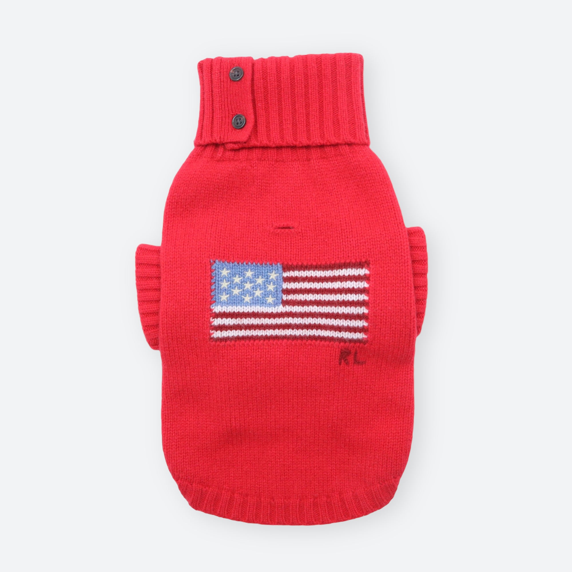 Polo Ralph Lauren Flag-Wool-Blend Dog Jumper