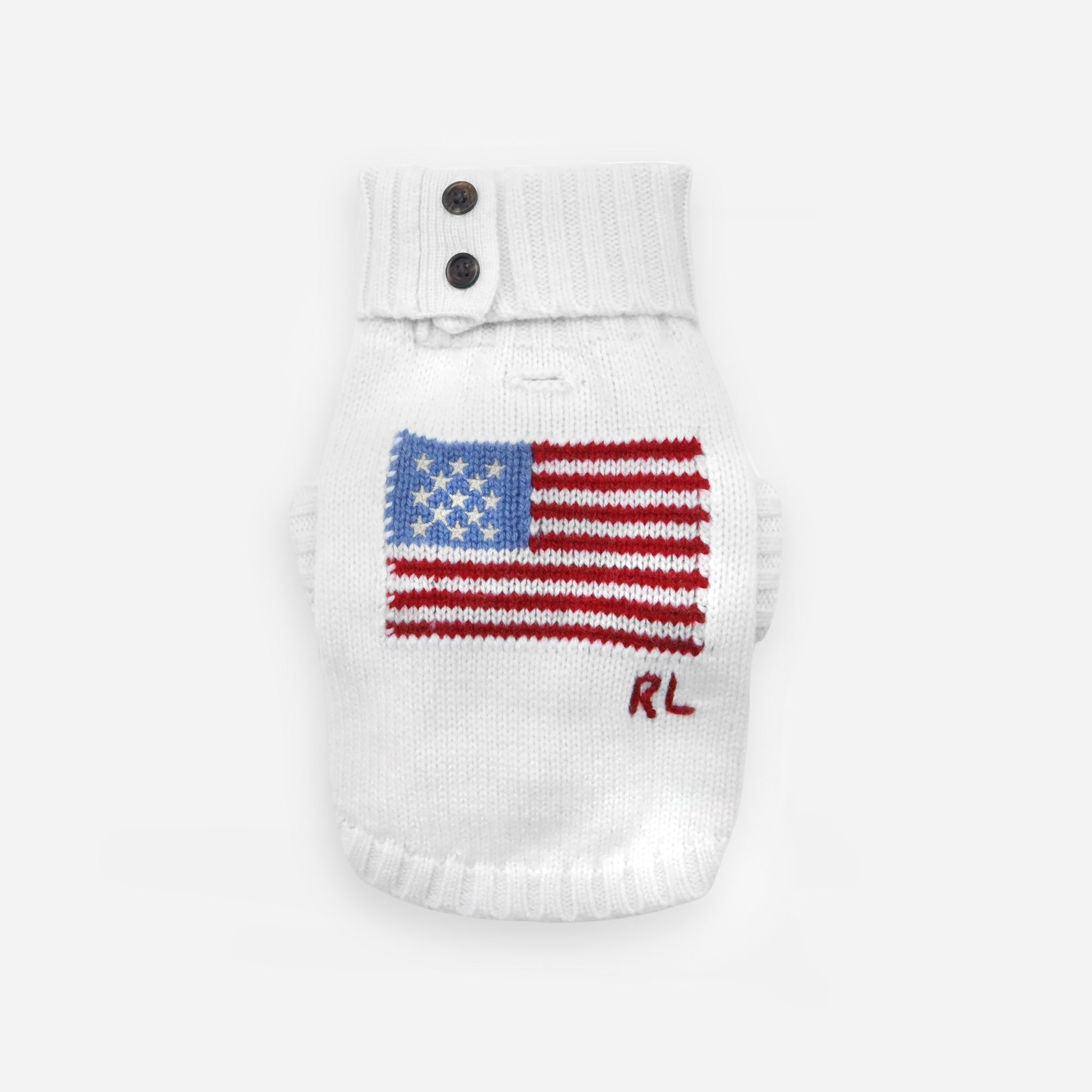Polo Ralph Lauren Flag-Wool-Blend Dog Jumper