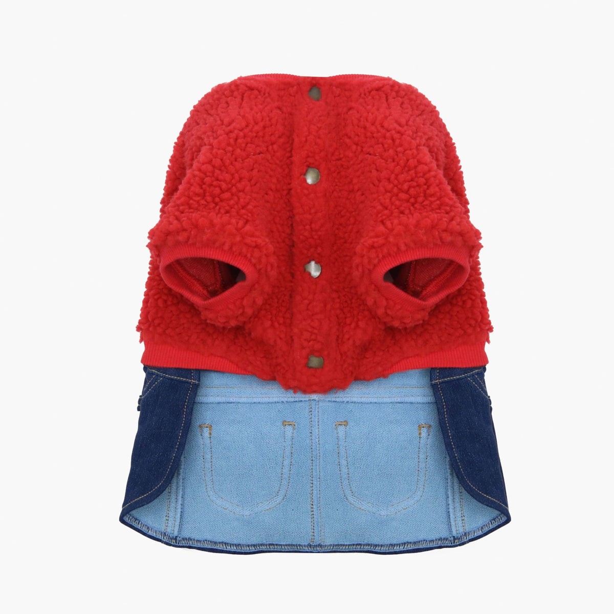 Dog Sherpa Denim Outfit