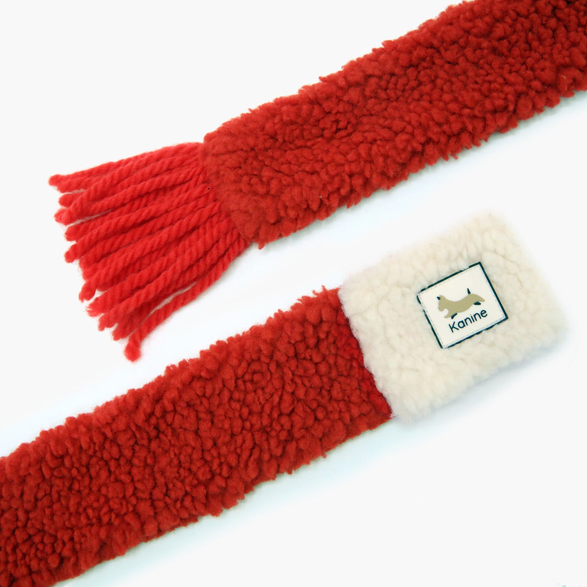 Unisex Cozy Duo Scarf with Badge