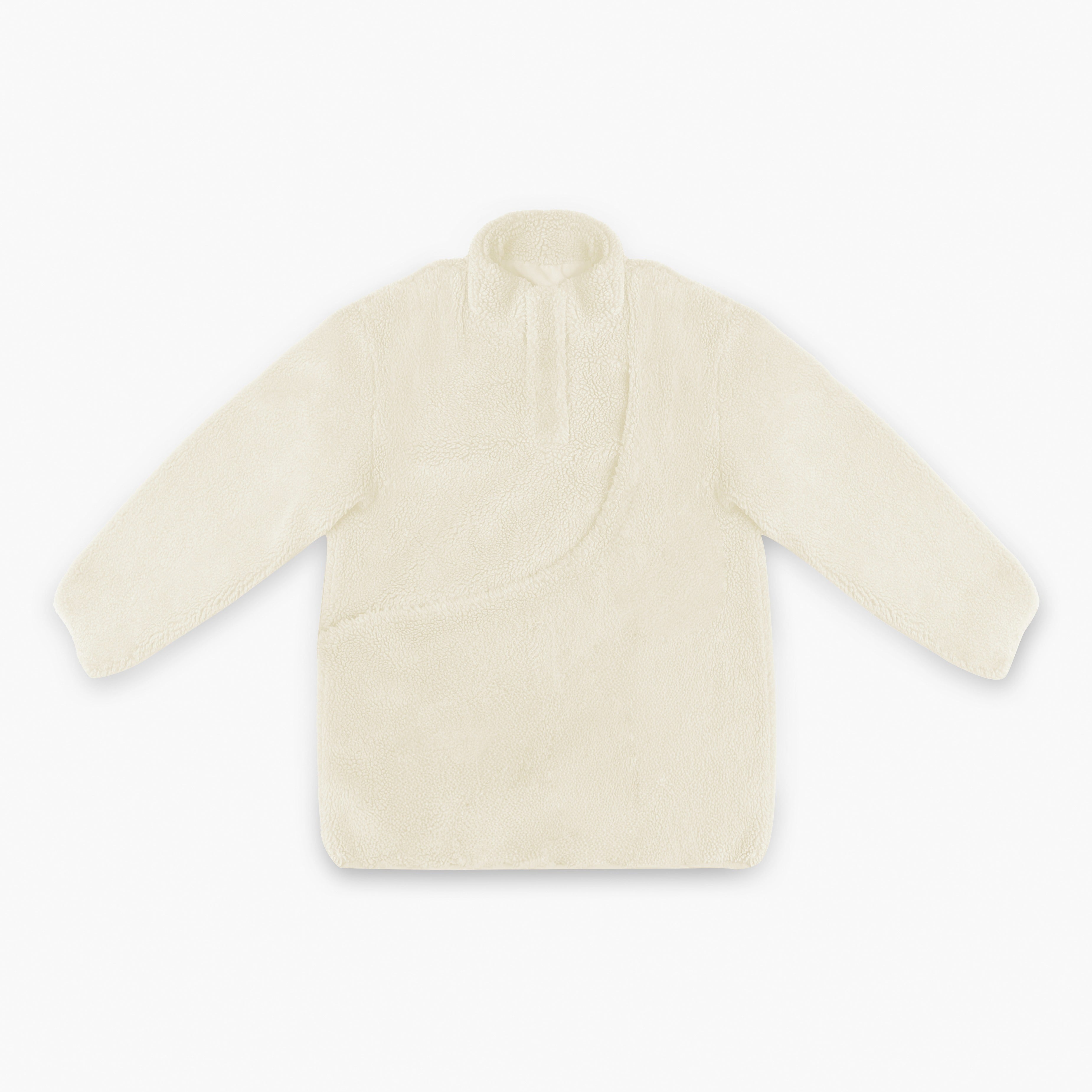 Unisex Sherpa Sweatshirt with Dog Pouch