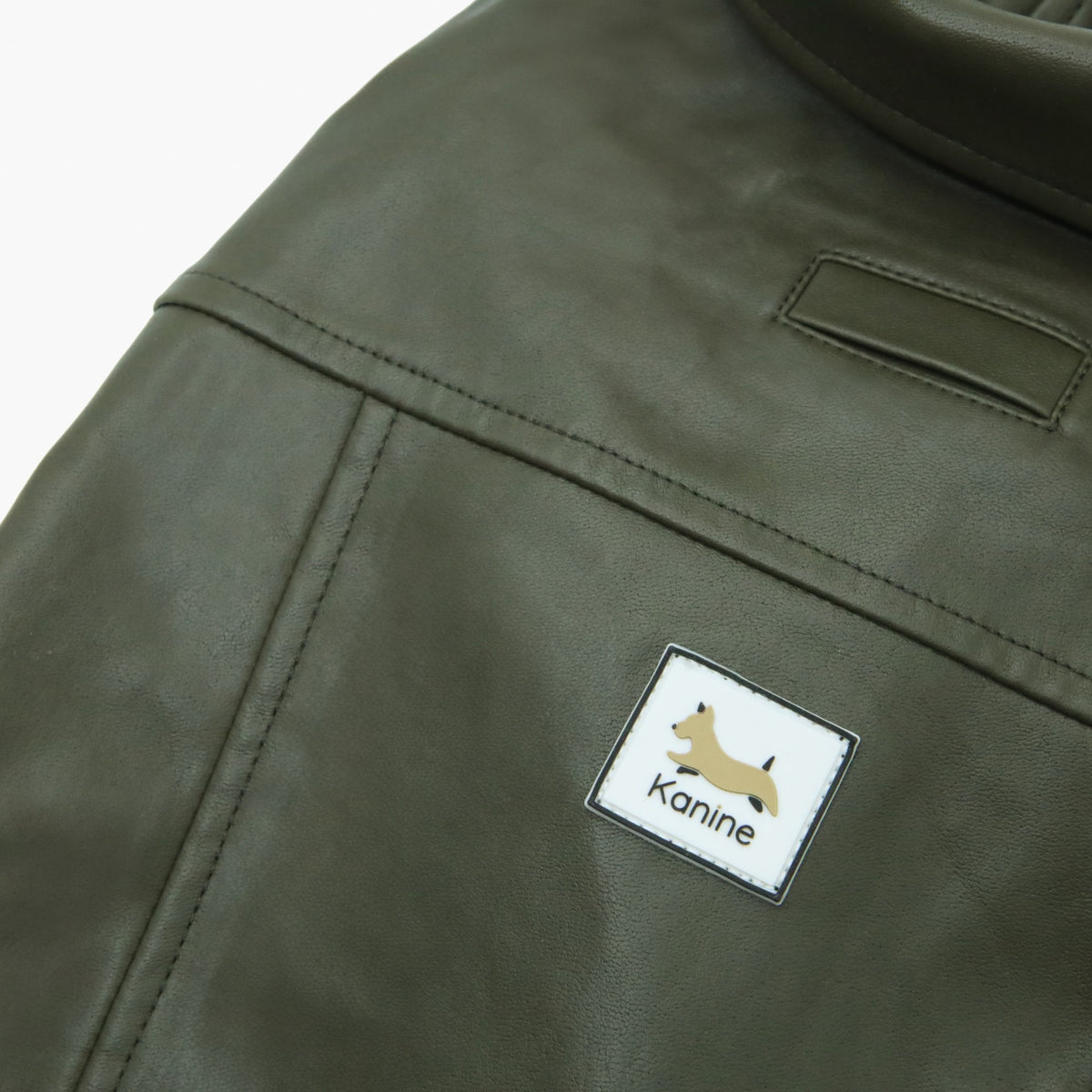 Dog PU Leather Jacket