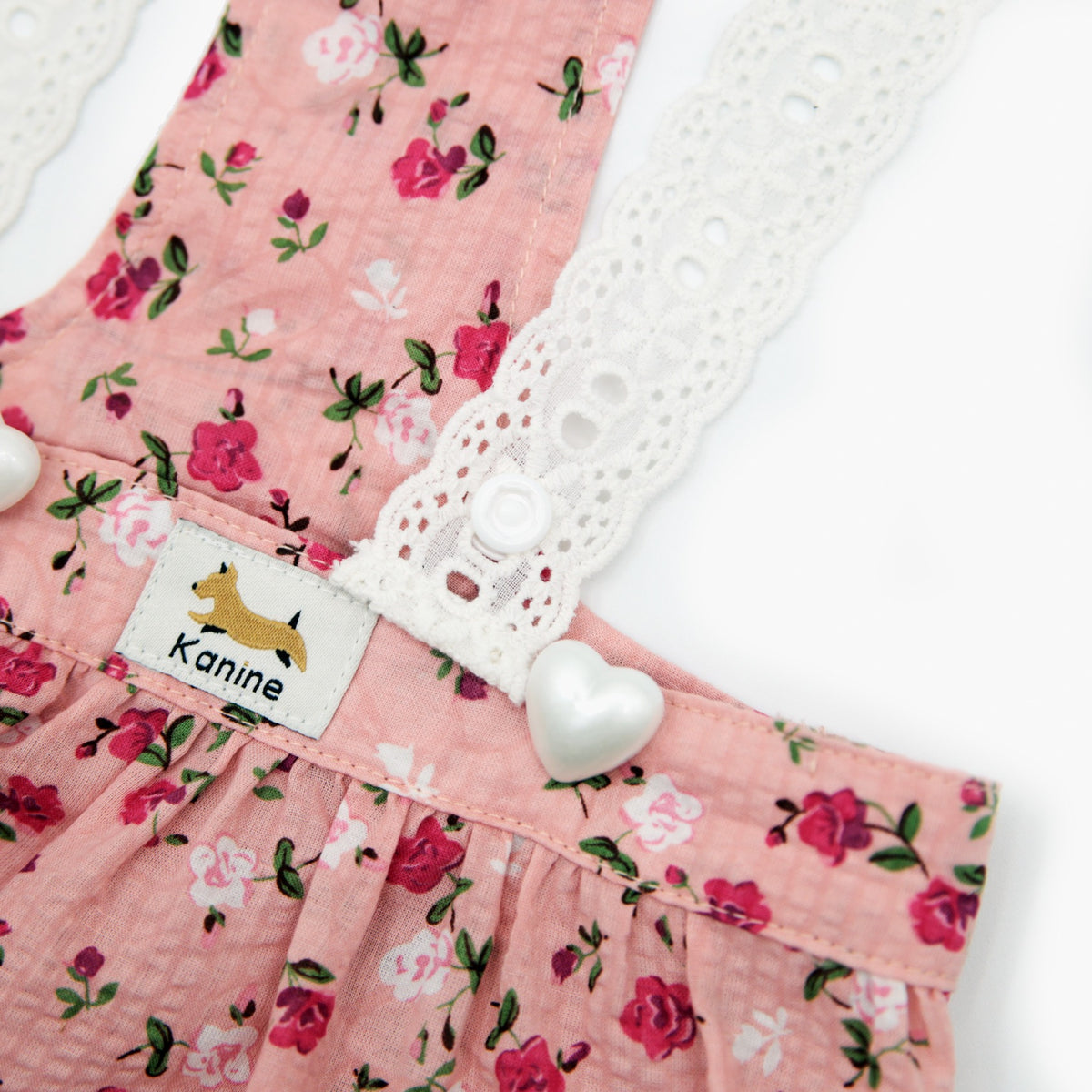 Dog Floral Lace Dress