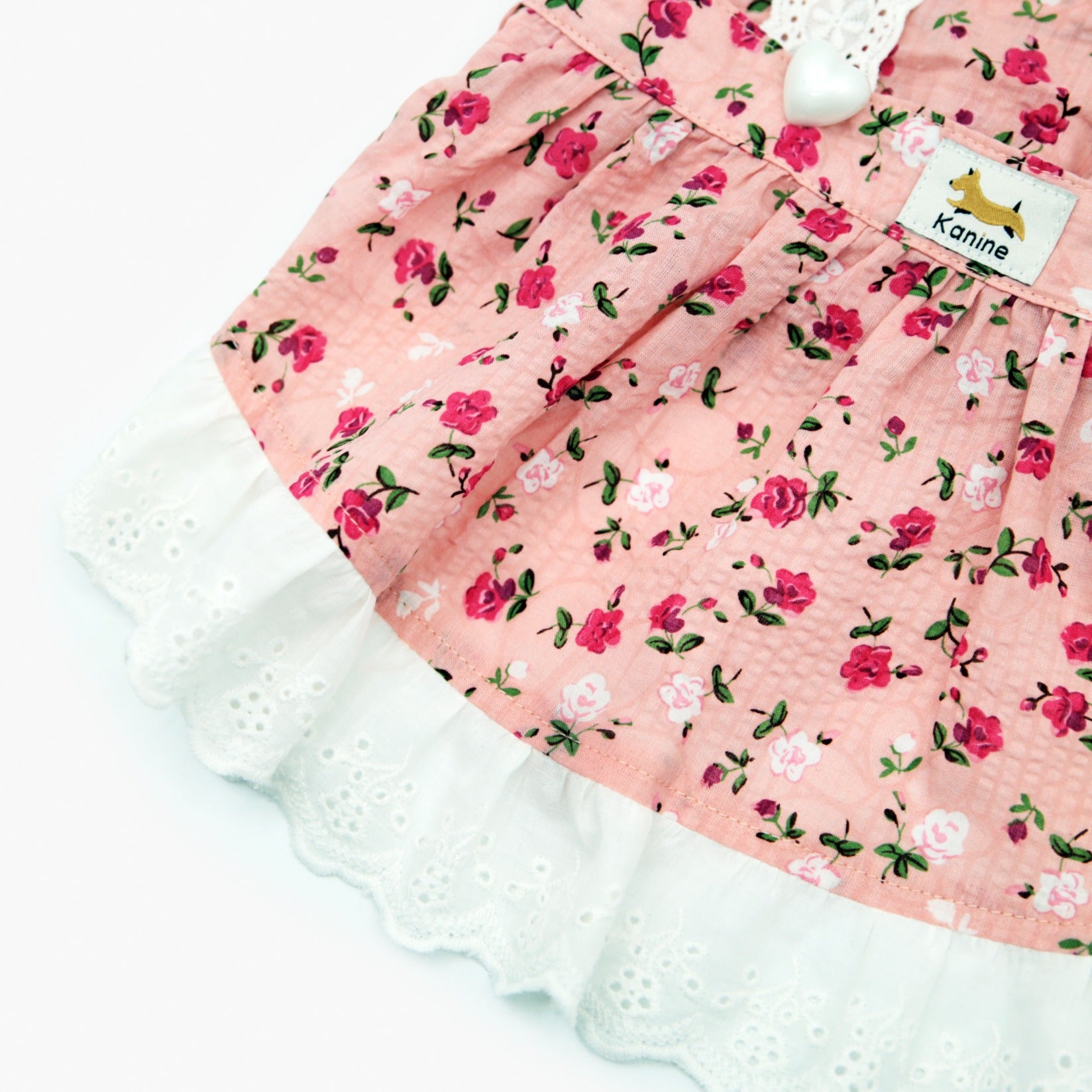Dog Floral Lace Dress