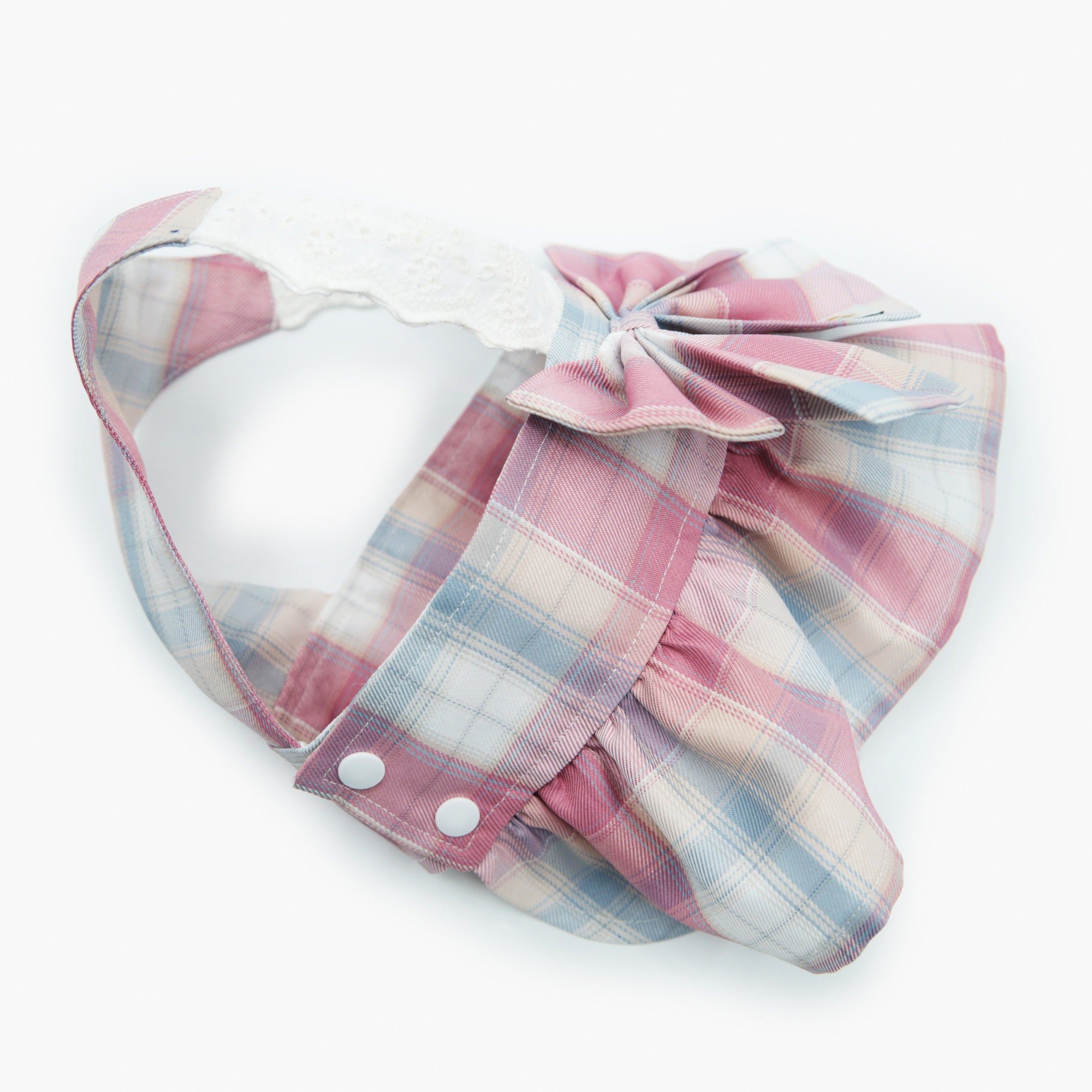 Dog Pink Checkered Dress