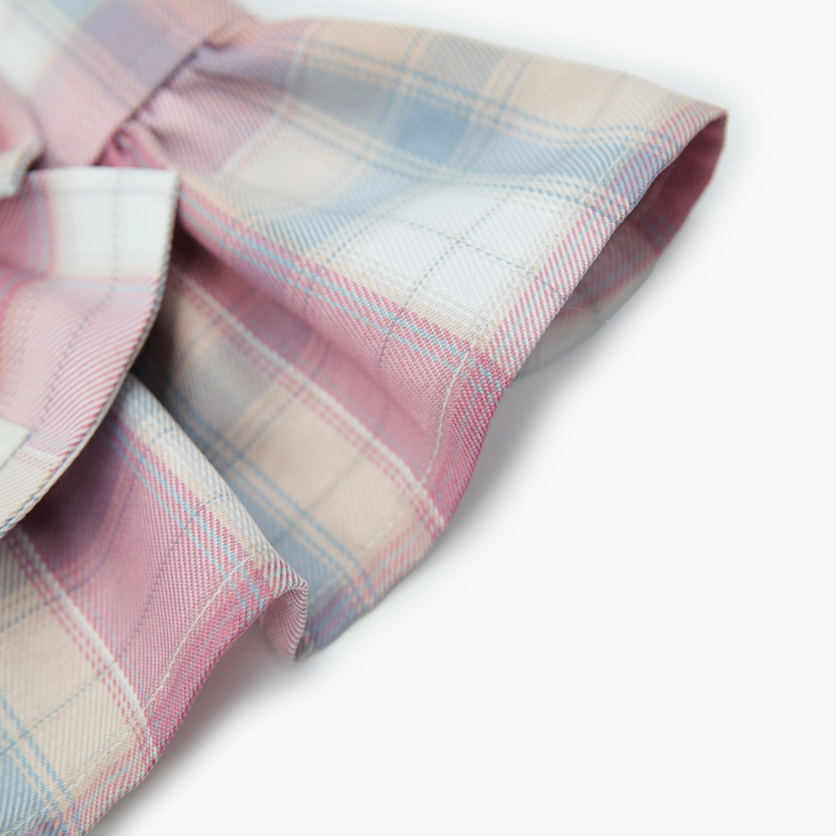 Dog Pink Checkered Dress