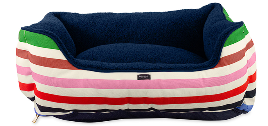 Kate Spade New York Adventure Stripe Pet Bed