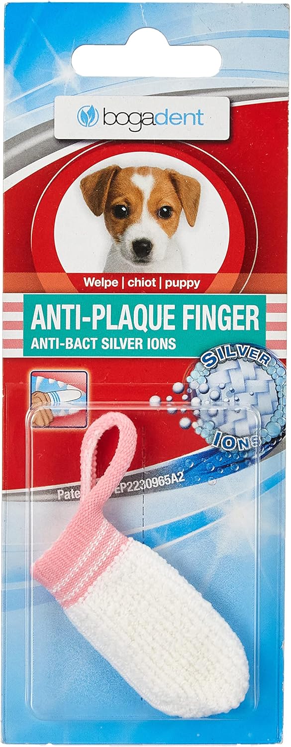 bogadent - ANTI-Plaque Finger (Puppy) 銀離子抗菌去牙石潔齒指套 (1隻裝)