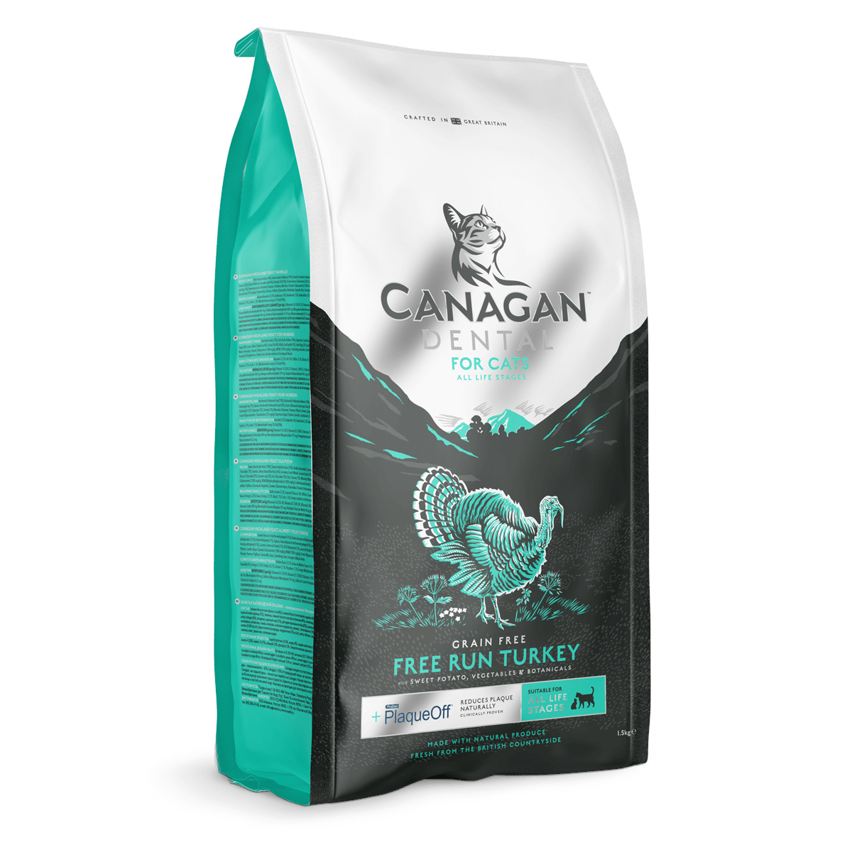 Canagan Free-Run Turkey Dental For Cats 無穀物火雞健齒 (全貓糧)