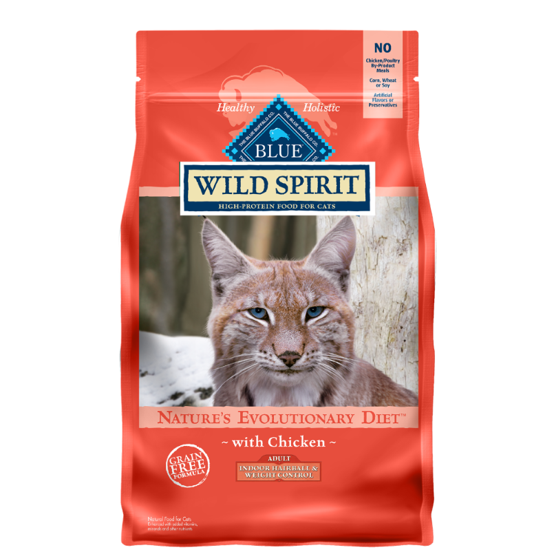 Blue Buffalo - Wild Spirit 室內成貓體重控制雞肉配方 貓糧