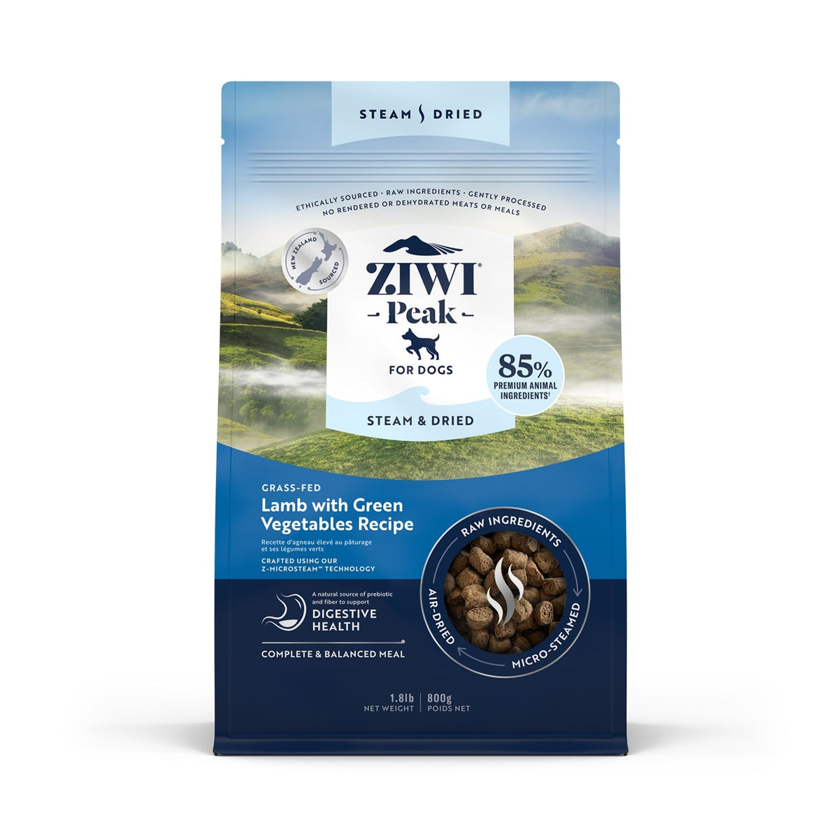 ZiwiPeak 無穀物 微蒸風乾狗糧