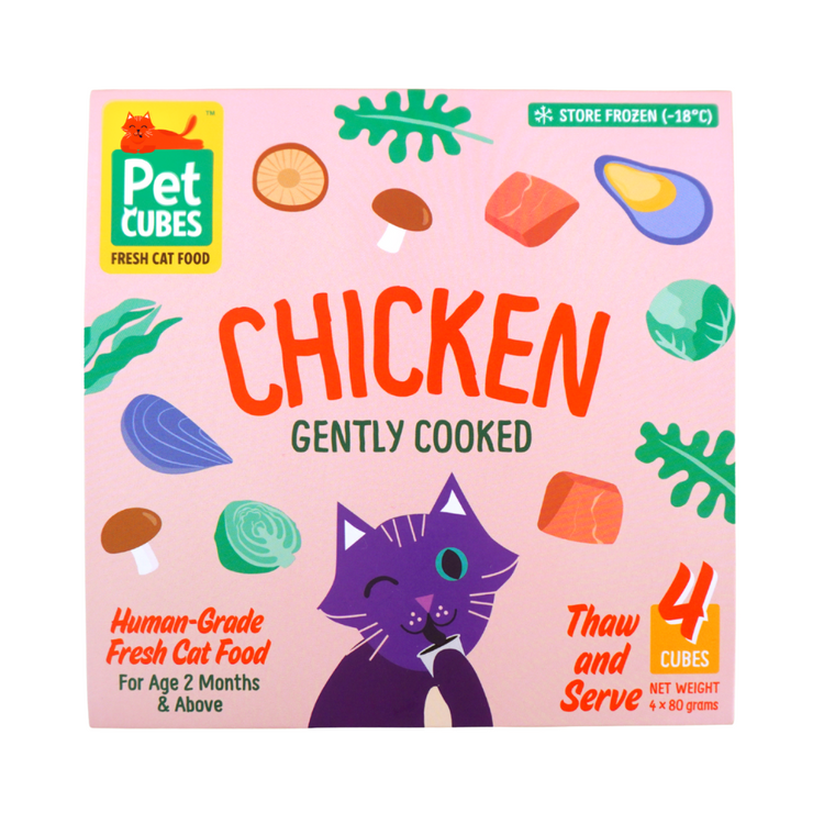 PetCubes - 輕煮鮮食系列 貓糧 (須冷藏)