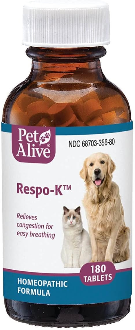 PetAlive - Respo-K 針對感冒或呼吸道感染 180粒