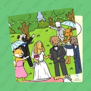 Woof² Wedding Card