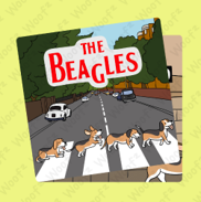 Woof² 'The Beagles - Queen's Road' Card