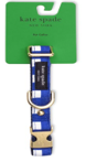 Kate Spade New York Navy Gingham Dog Collar